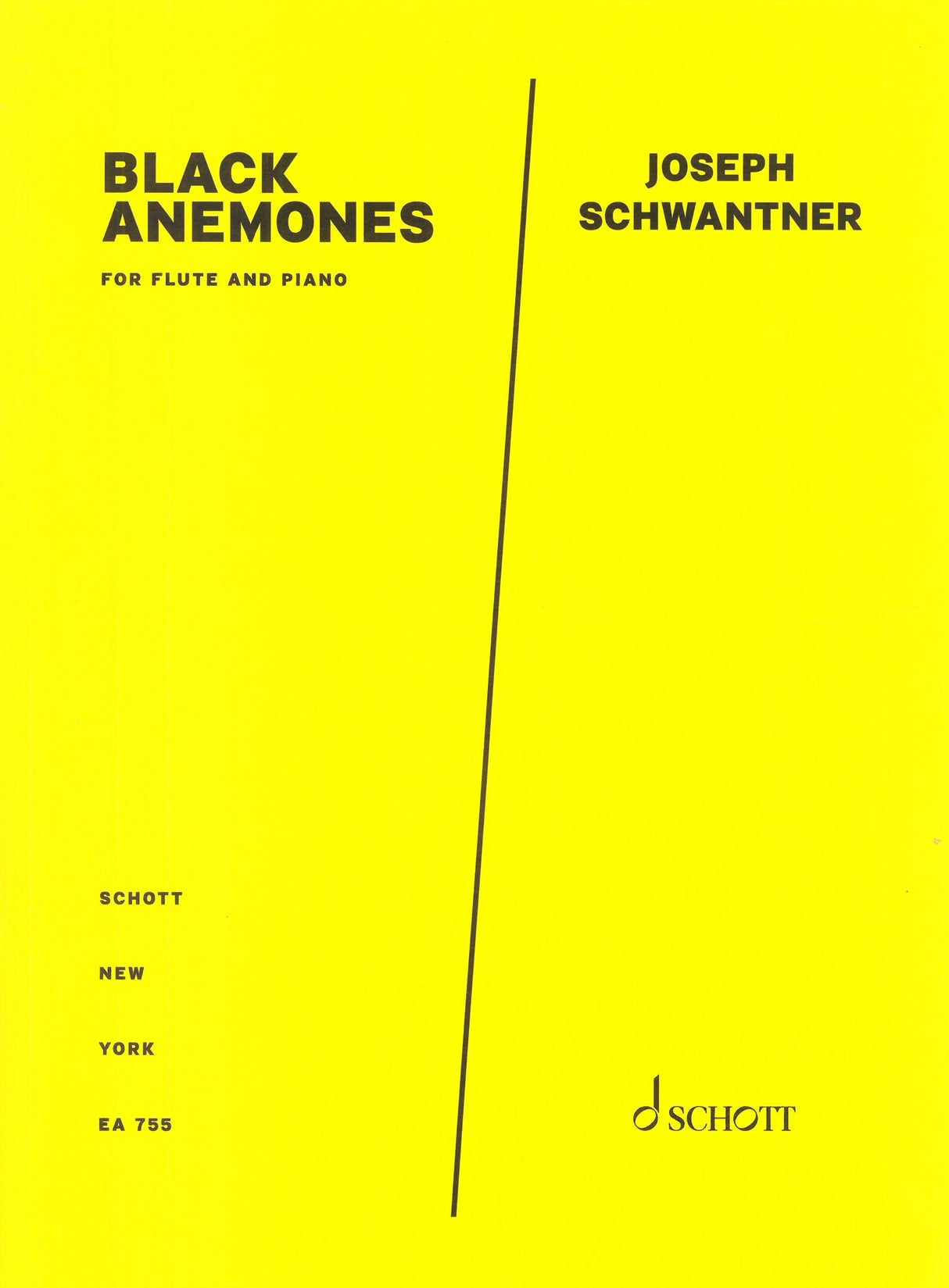 Schwantner: Black Anemones