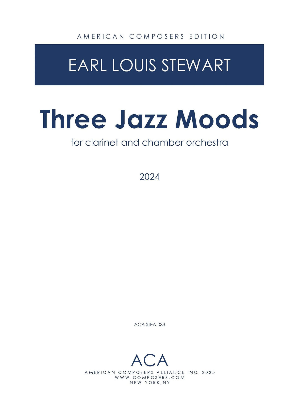 Stewart: Three Jazz Moods