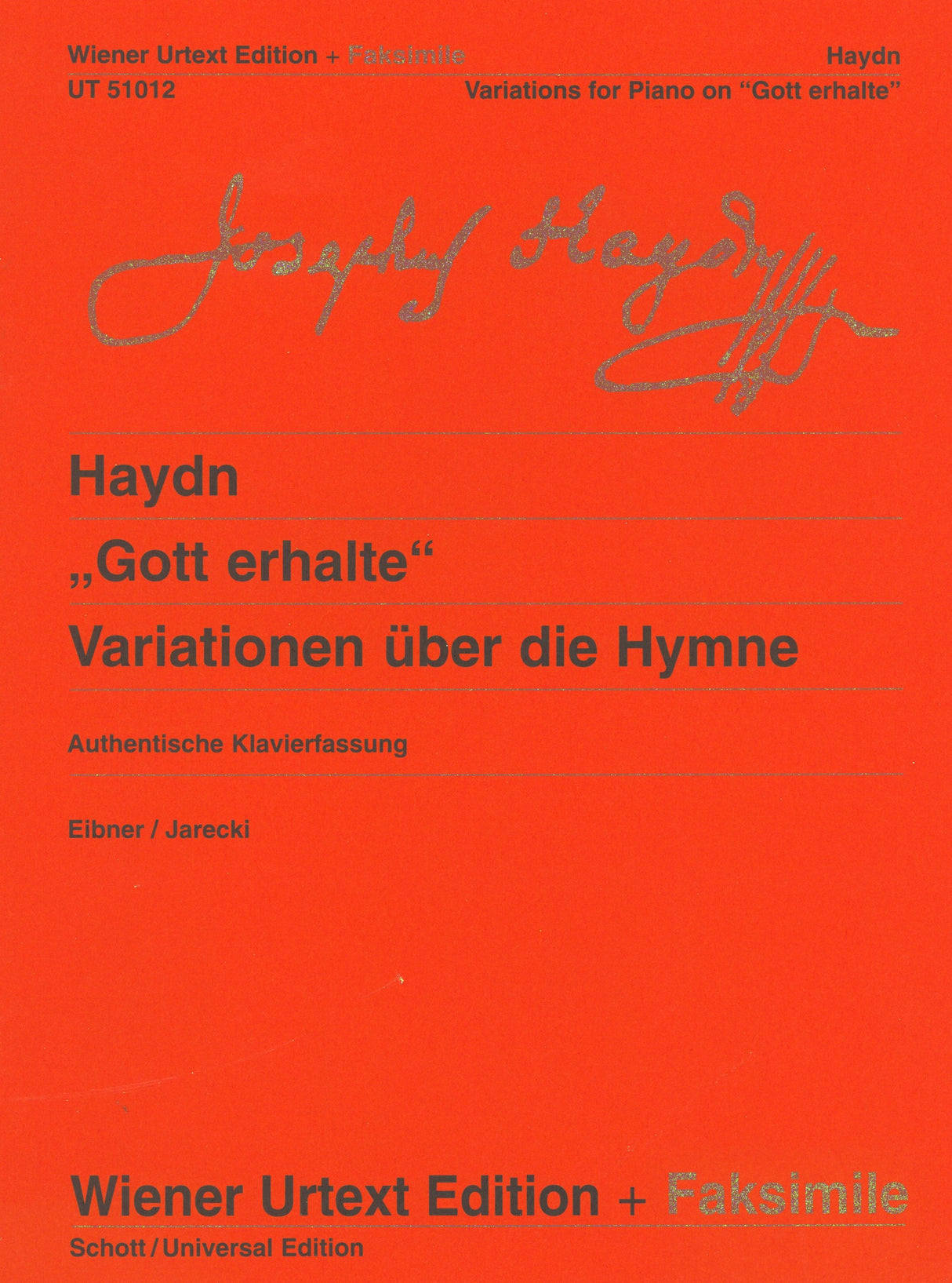 Haydn: Variations on the Hymn "Gott erhalte", Hob. III:77II