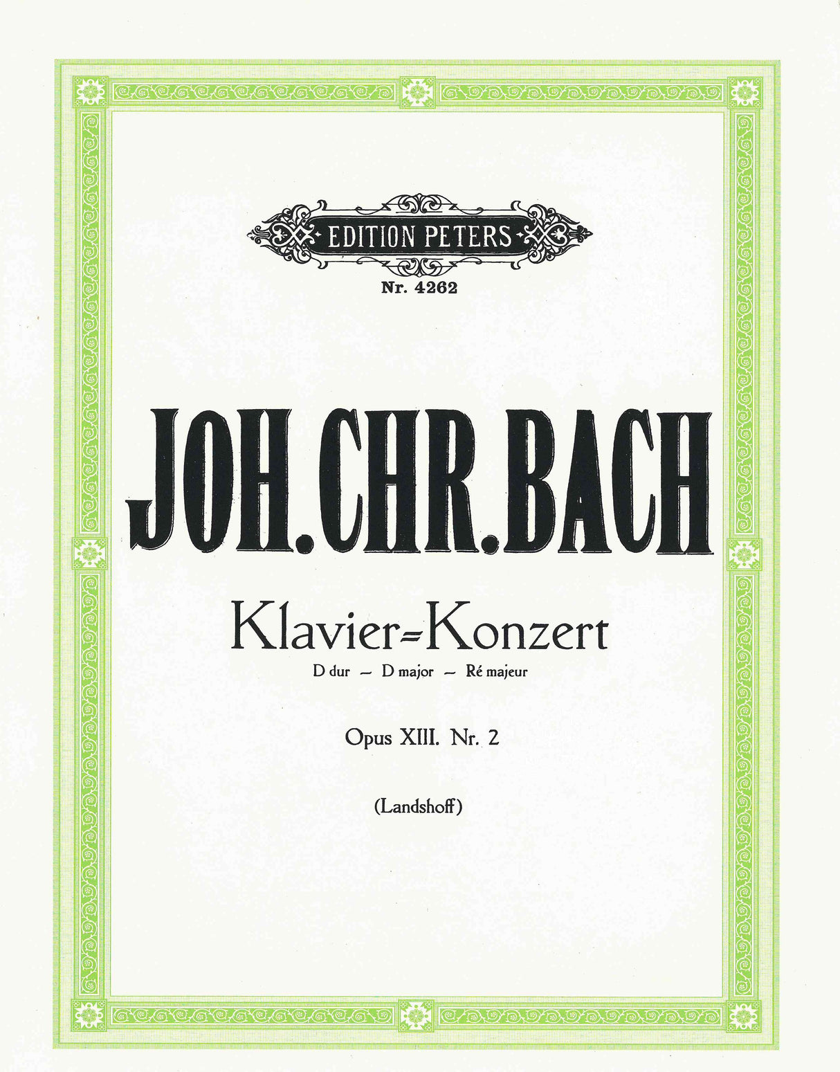 Bach: Keyboard Concerto in D, Op. 13, No. 2