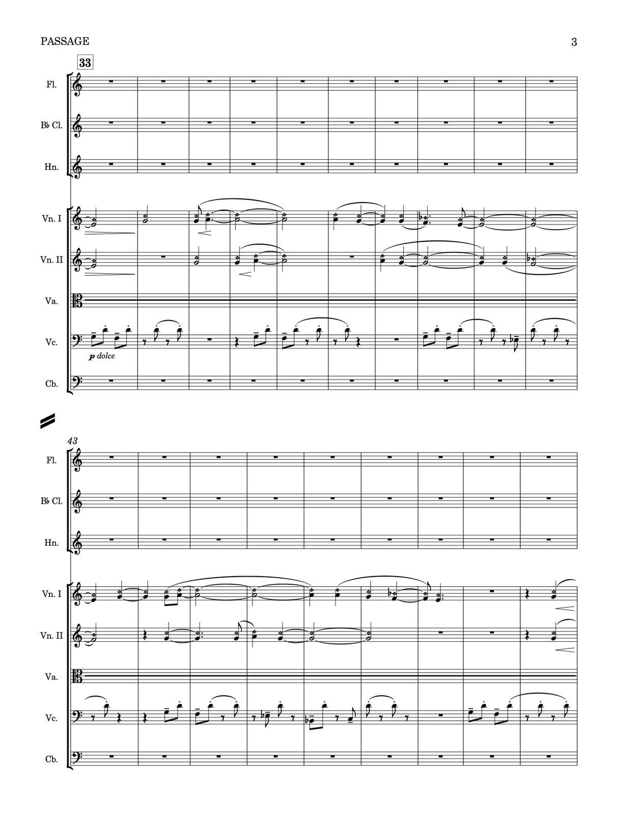 Montgomery: Passage (Version for Chamber Ensemble)