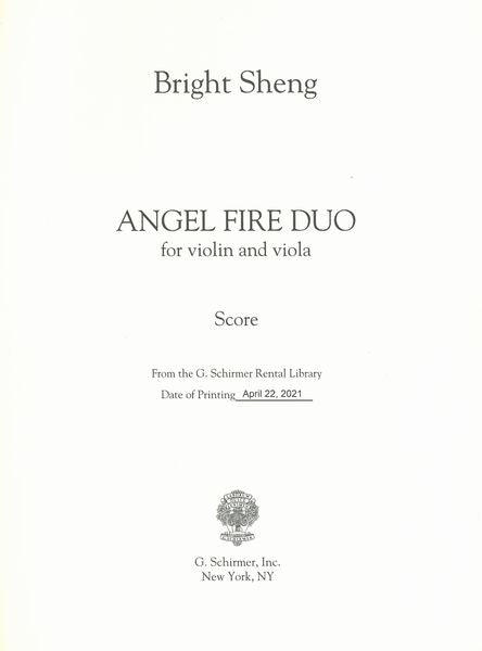 Sheng: Angel Fire Duo