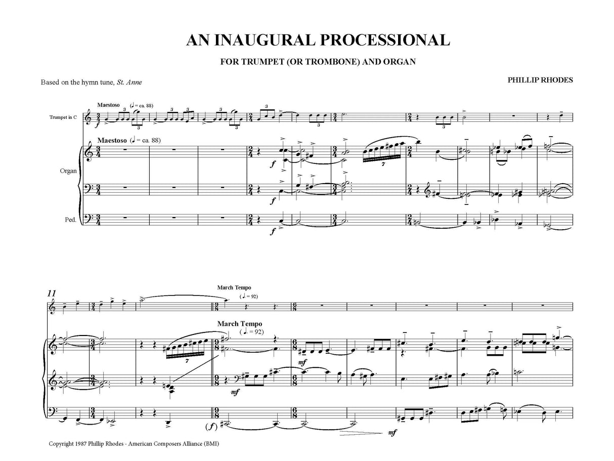 Rhodes: An Inaugural Processional