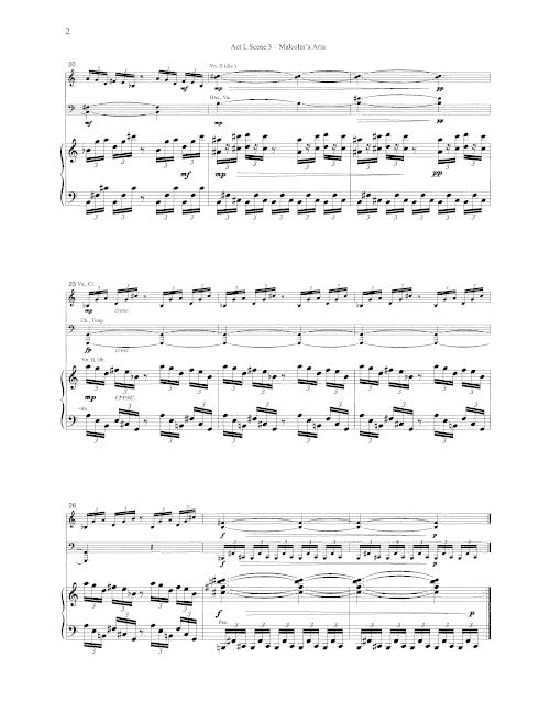 Davis: Malcolm's Prison Aria from X