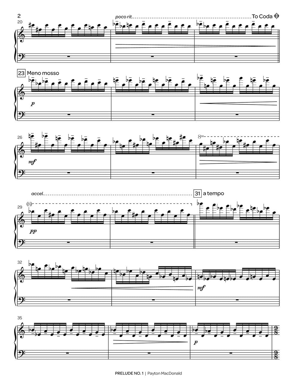 MacDonald: Marimba Prelude No. 1