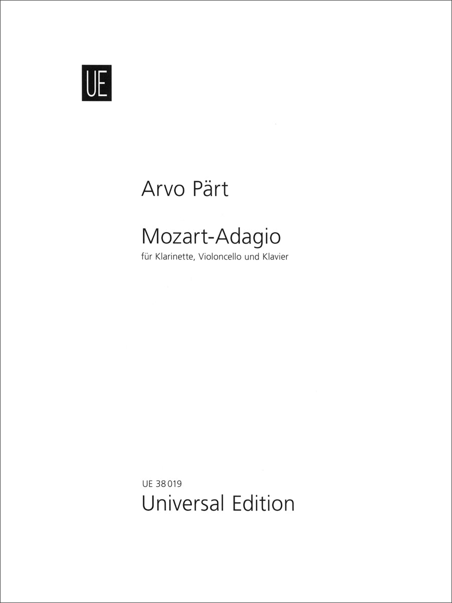 Pärt: Mozart-Adagio (for Clarinet, Cello & Piano)