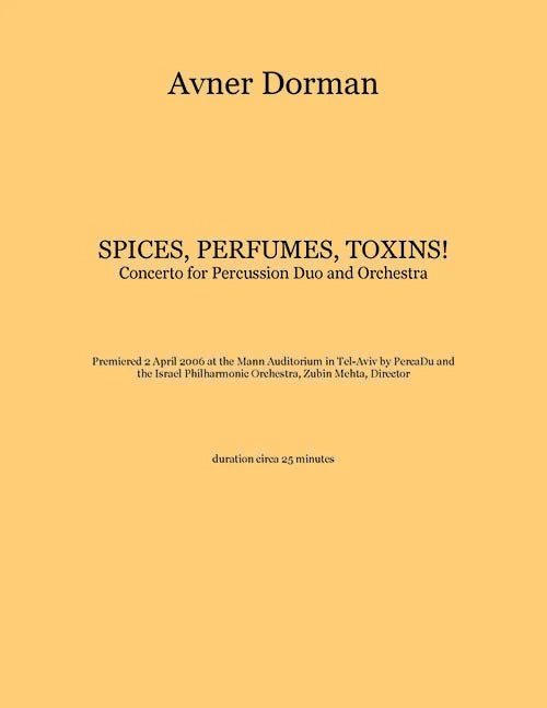Dorman: Spices, Perfumes, Toxins!