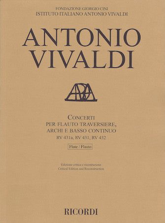 Vivaldi: Concerto for Flute, Strings and Basso, RV 431A