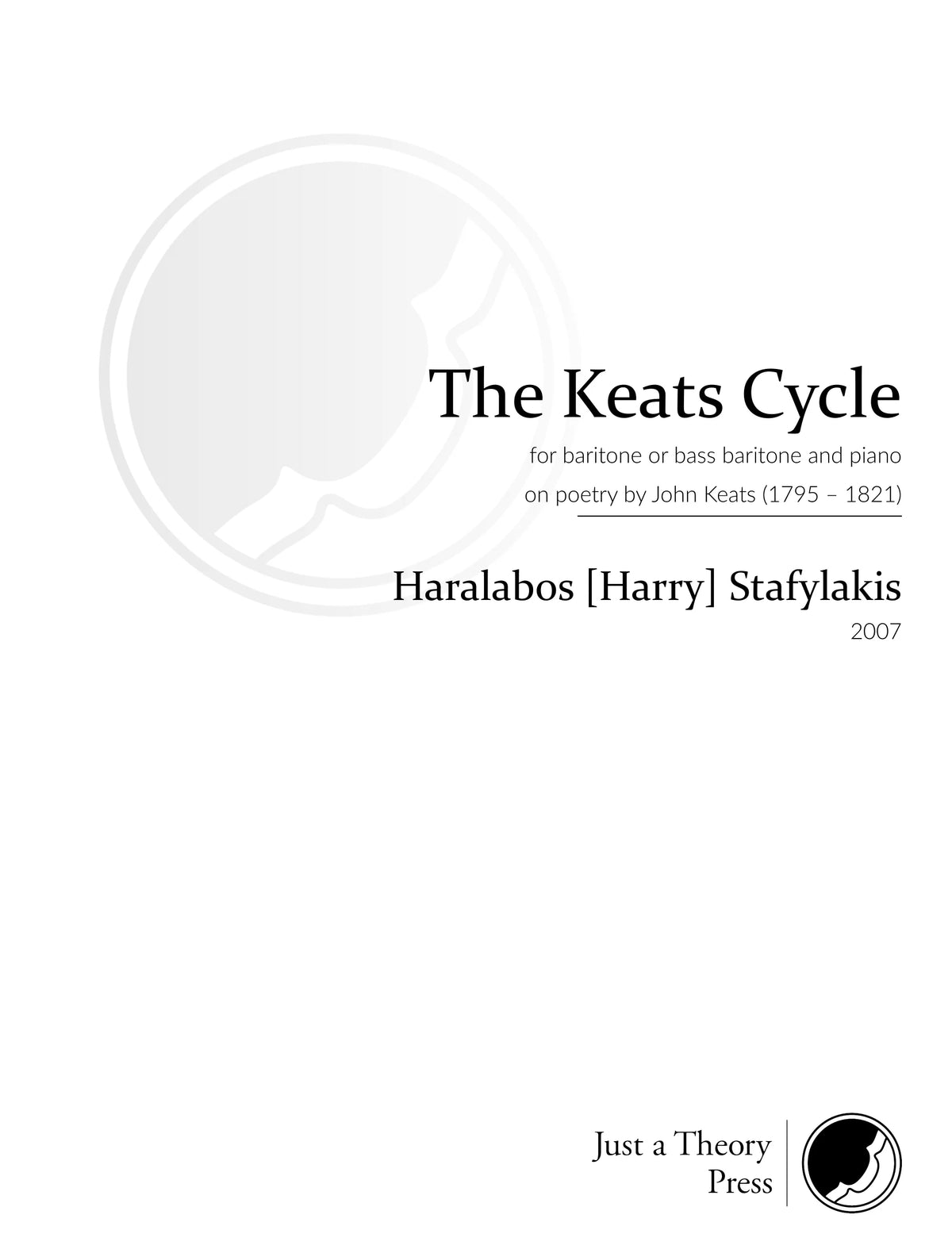 Stafylakis: The Keats Cycle