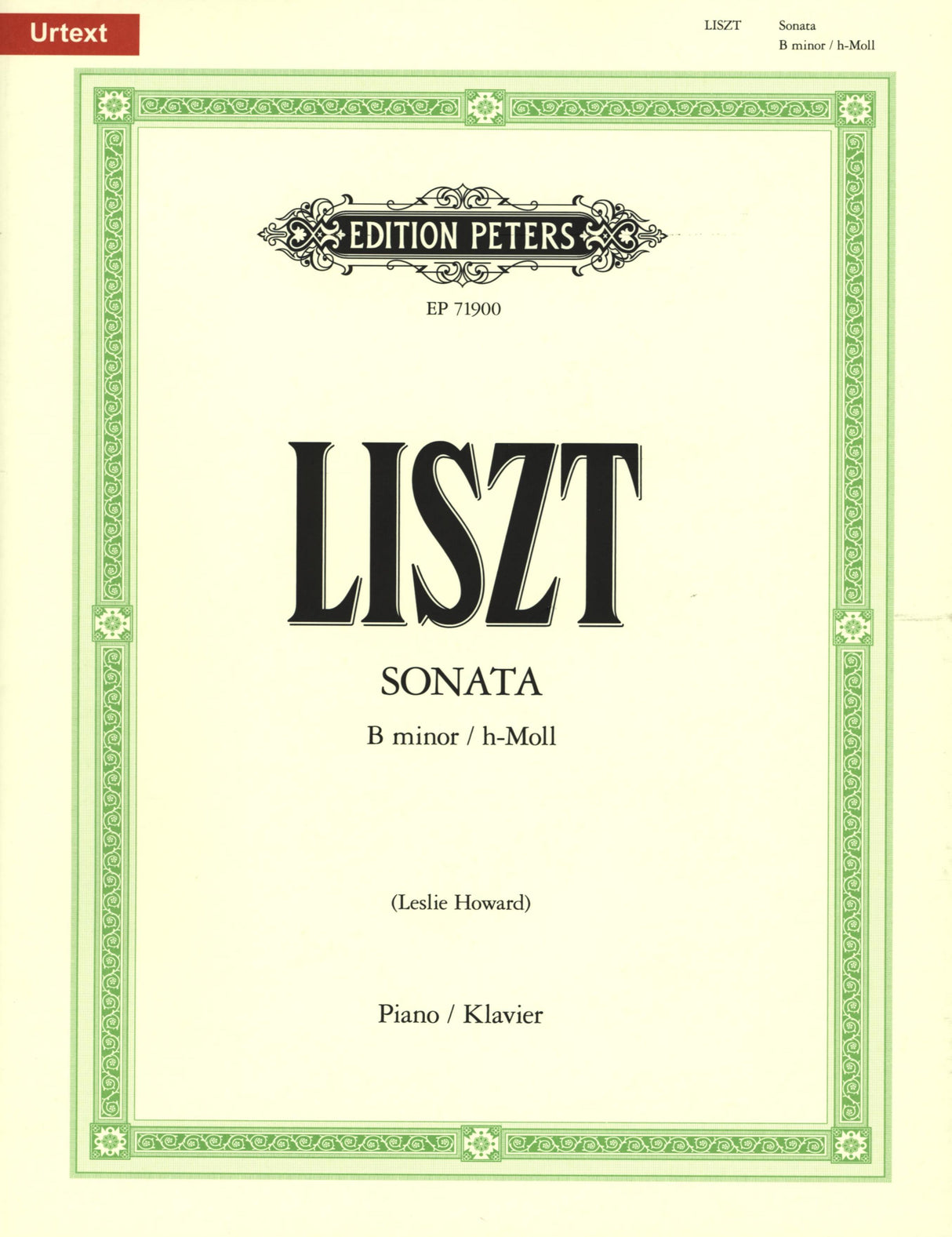 Liszt: Piano Sonata in B Minor