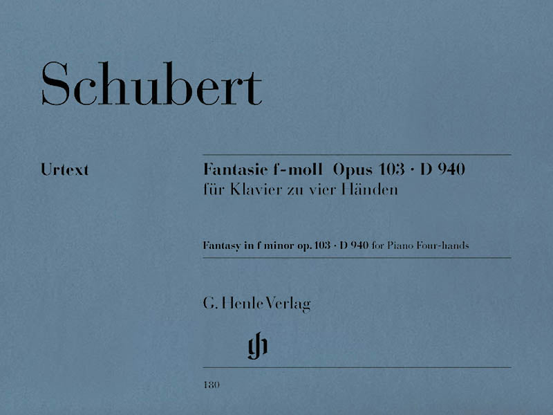 Schubert: Fantasy in F Minor, D 940, Op. 103