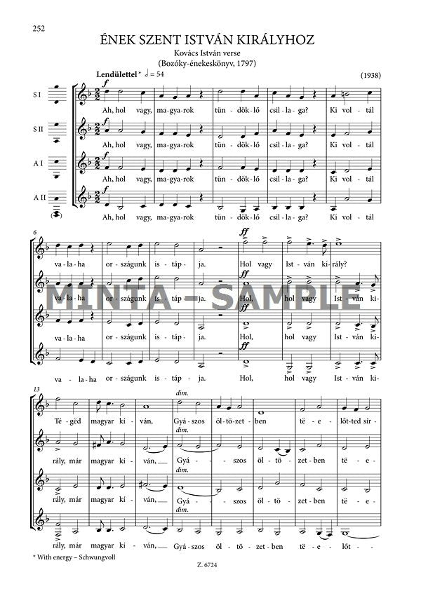 Kodály: Choral Works