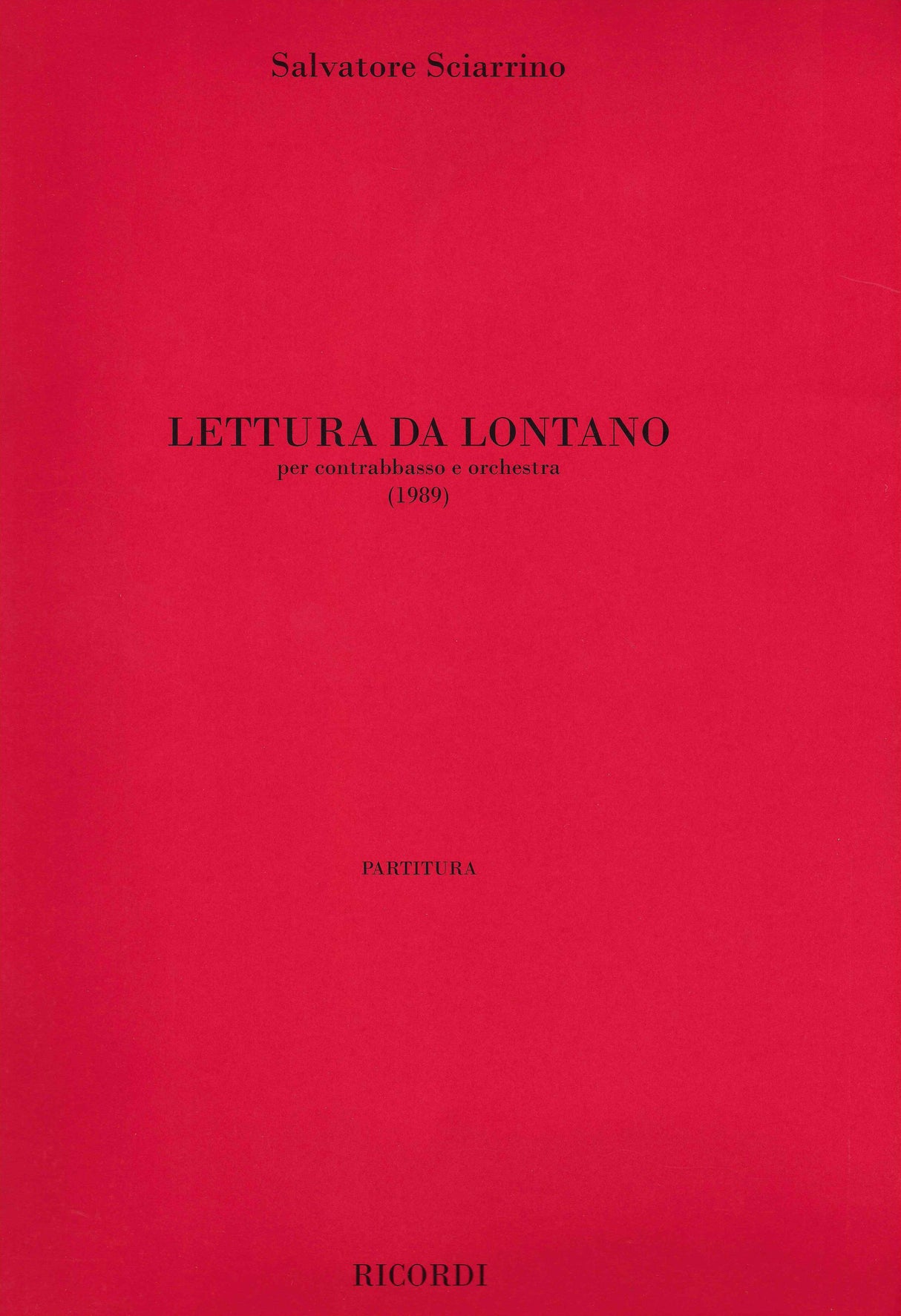 Sciarrino: Lettura da Lontano