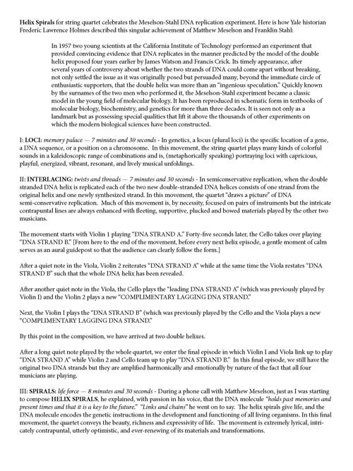 Thomas: Helix Spirals