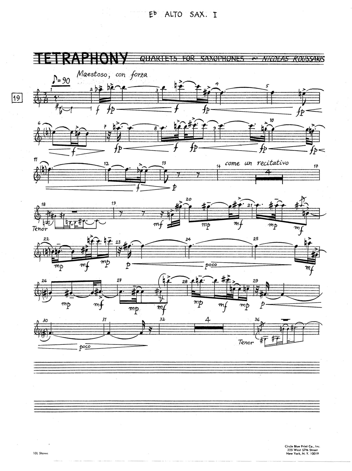 Roussakis: Tetraphony