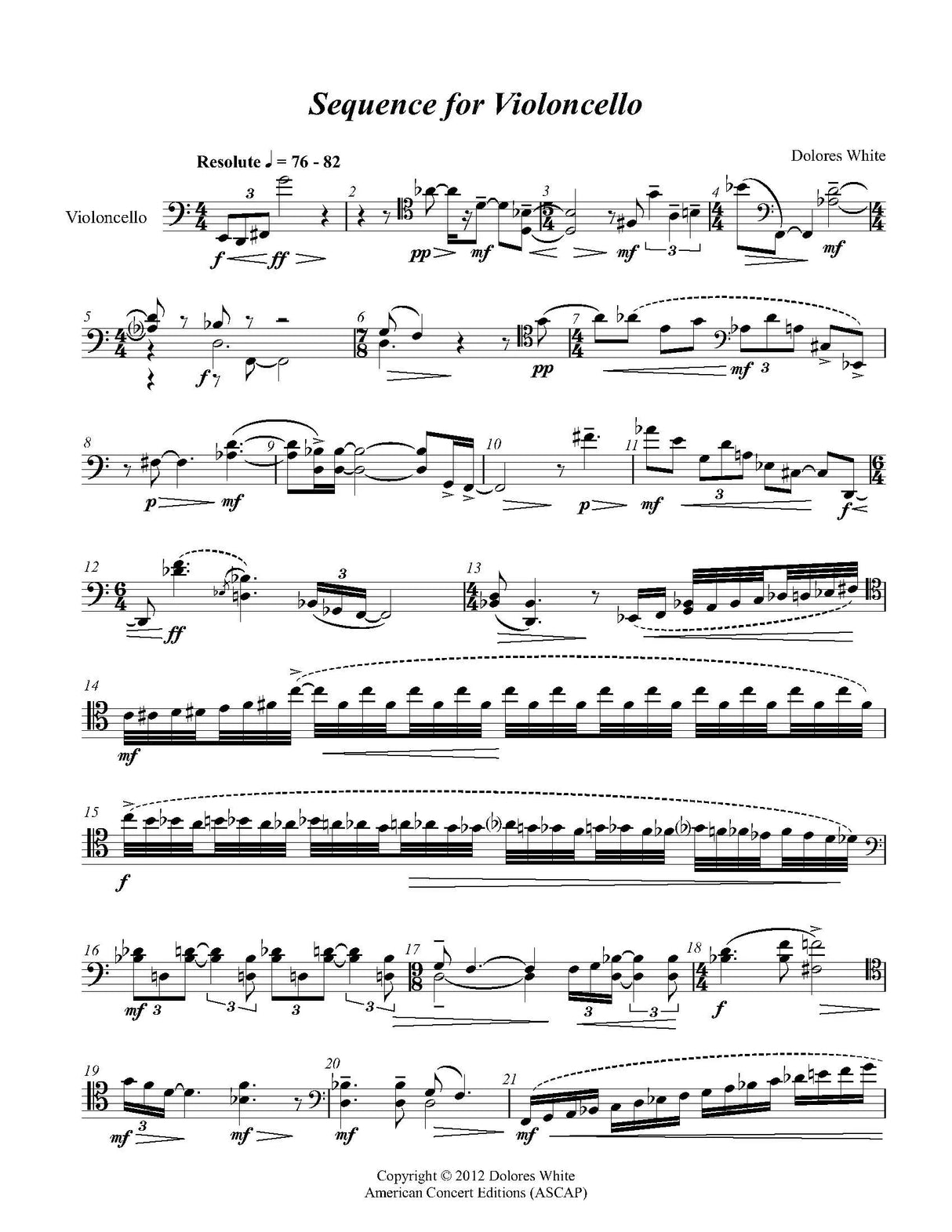 White: Sequence