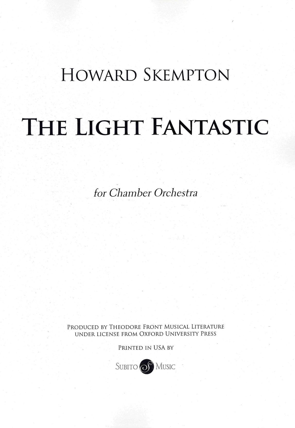Skempton: The Light Fantastic