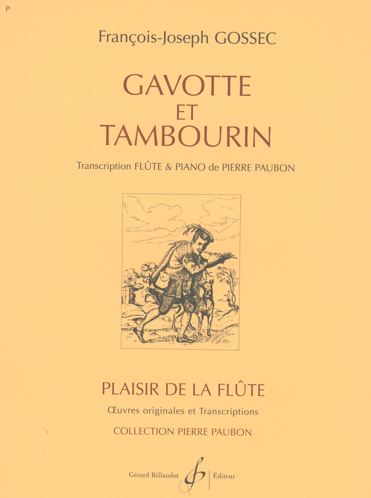 Gossec: Gavotte and Tambourin (arr. for flute and piano)