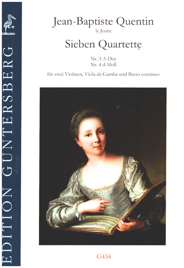 Quentin: 7 String Quartets - Volume 2 (No. 3 in A Major and No. 4 in D Minor)
