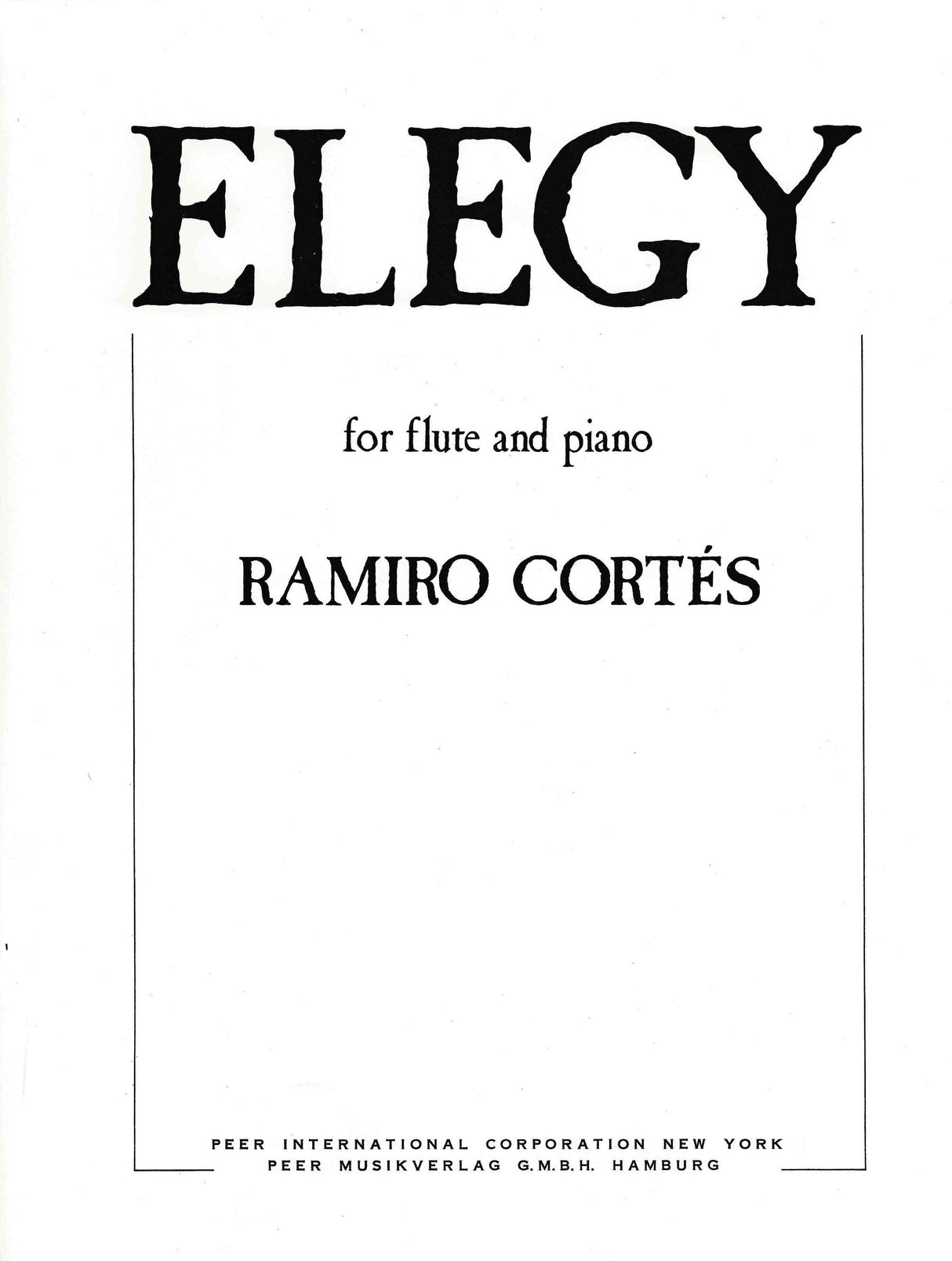 Cortés: Elegy