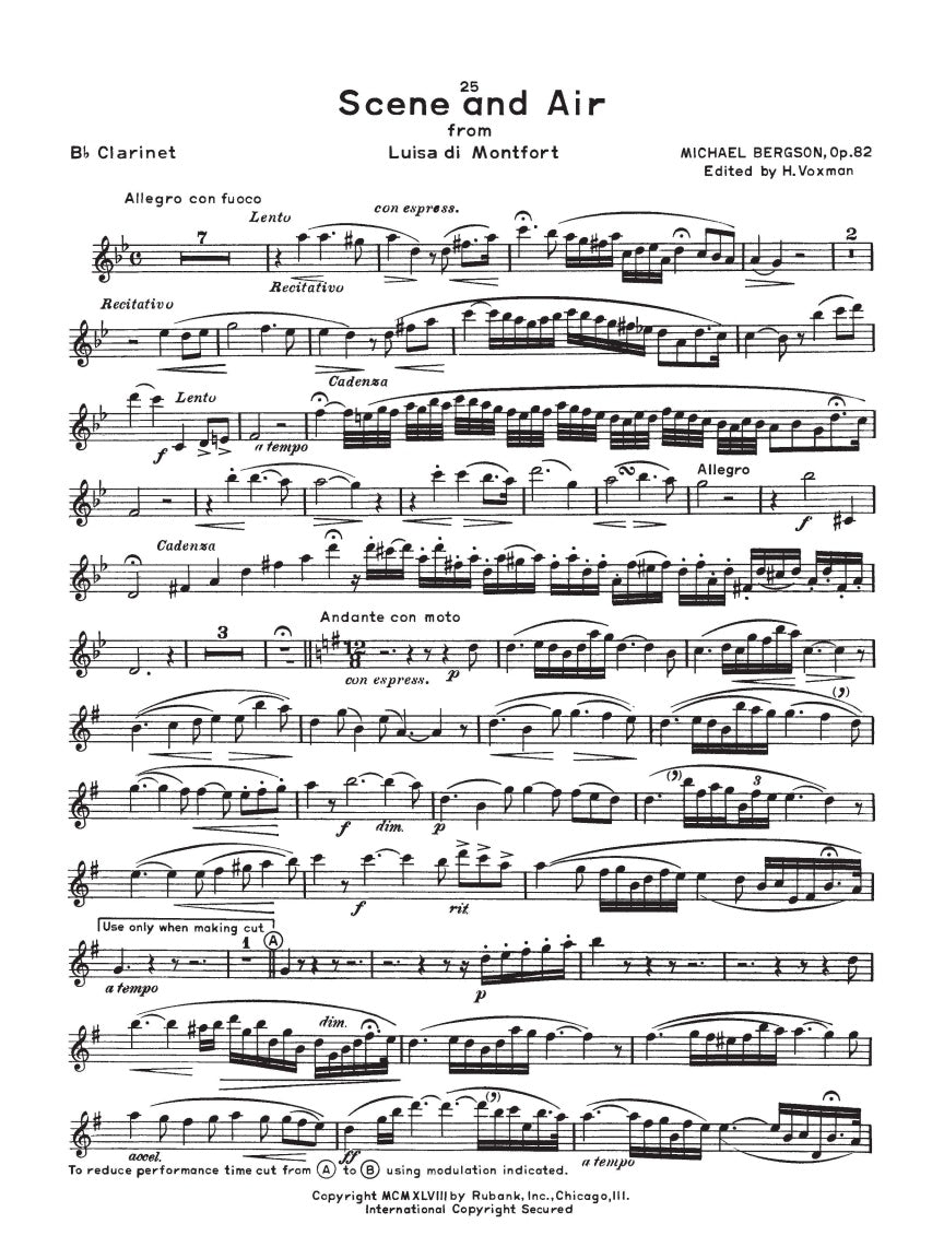 Concert and Contest Collection - Clarinet