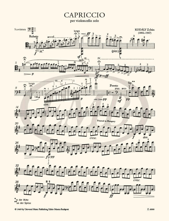 Kodály: Capriccio