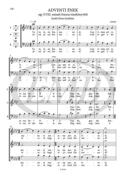 Kodály: Choral Works for Mixed Voices