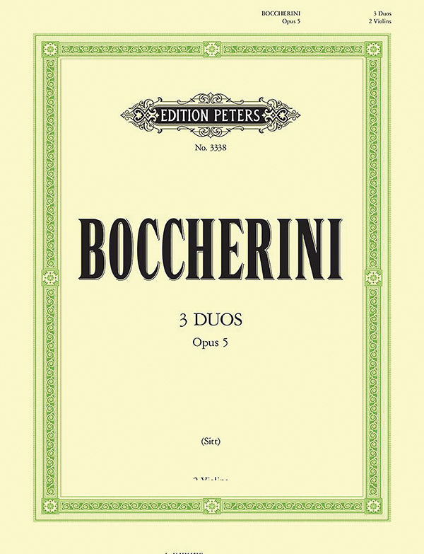 Boccherini: 3 Duos, Op. 5