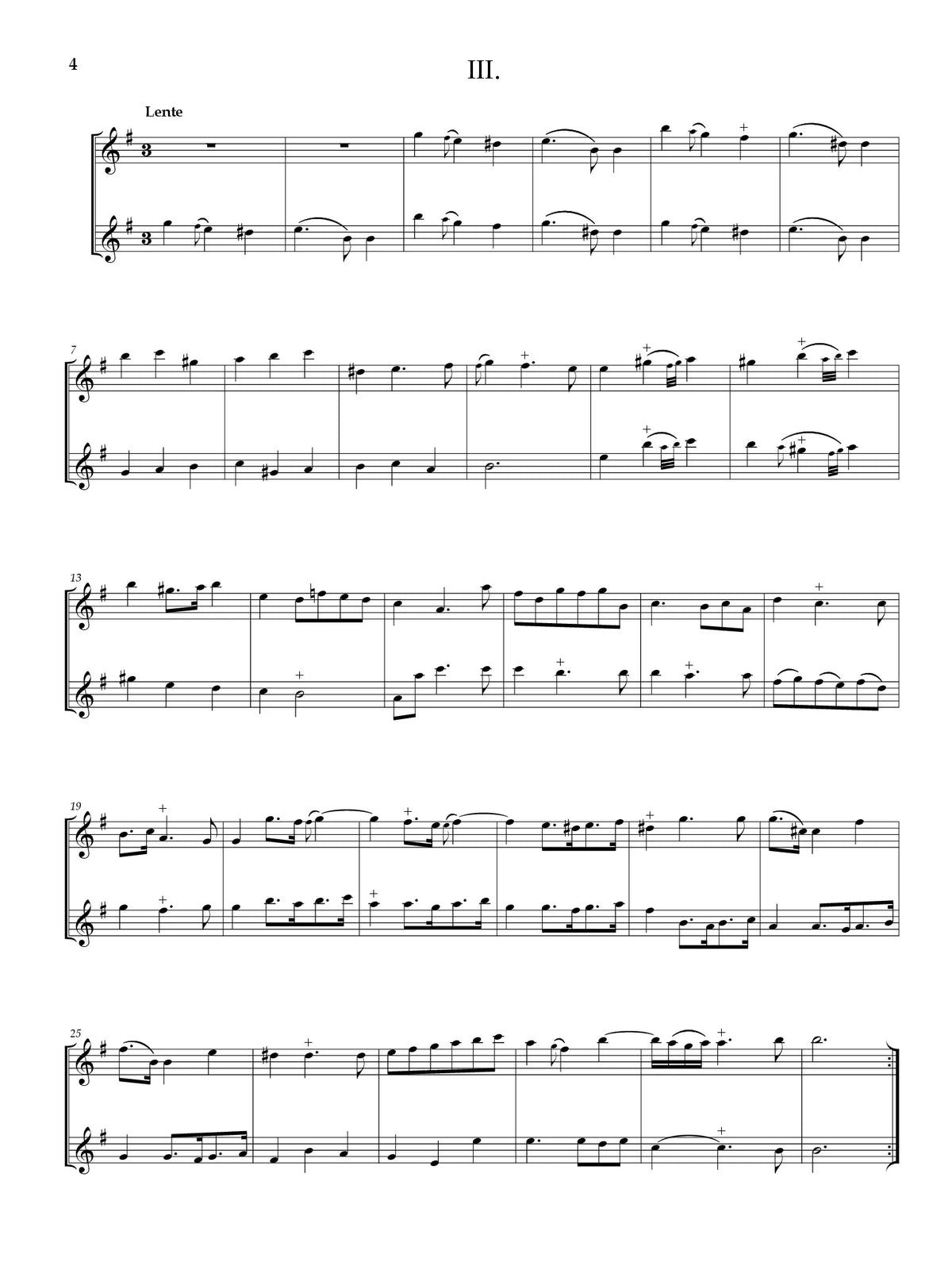Foliot: Sonata for 2 Flutes (or Treble Recorders)