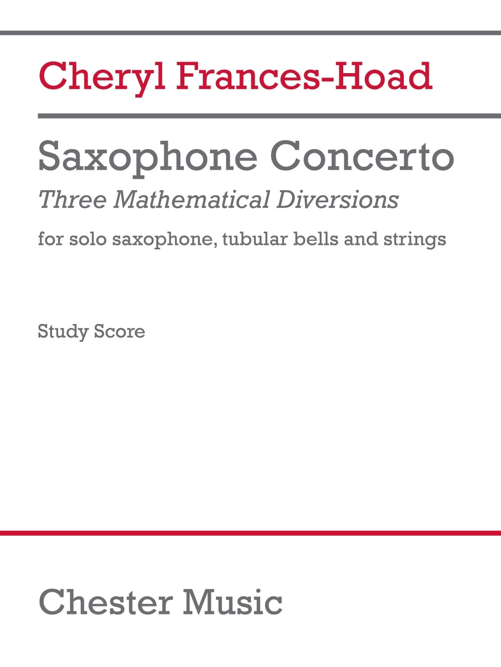 Frances-Hoad: Saxophone Concerto
