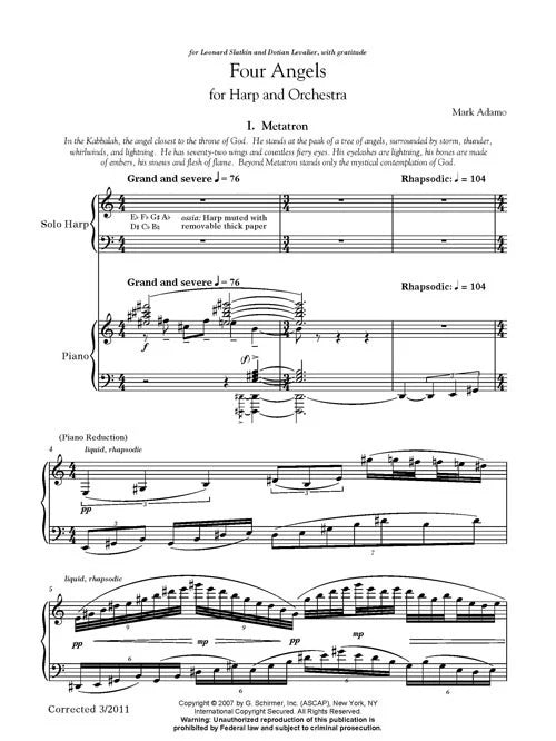 Adamo: Four Angels
