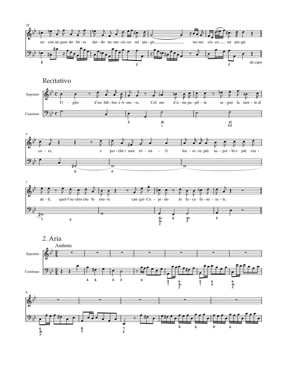 Handel: Cantatas for solo voice and basso continuo