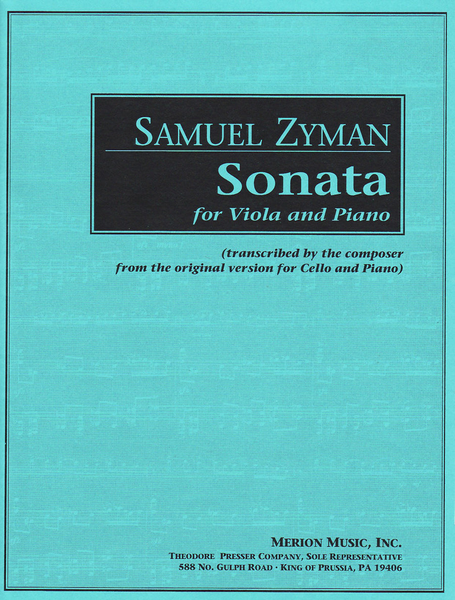 Zyman: Viola Sonata