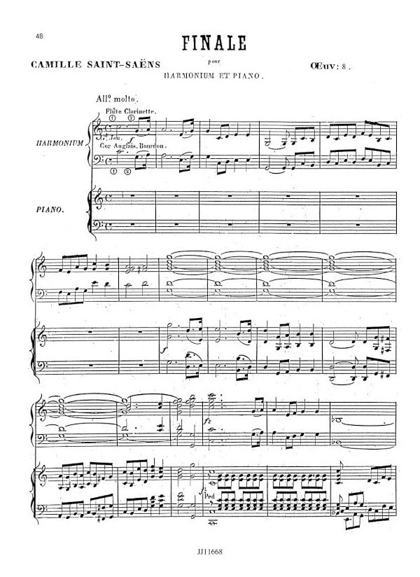 Saint-Saëns: Duos, Op. 8