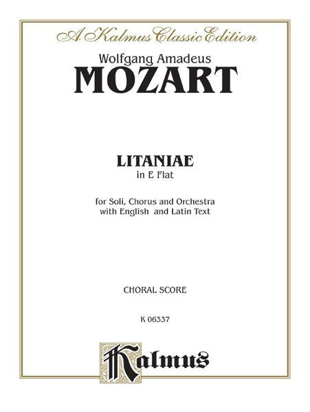 Mozart: Litaniae de venerabili altaris Sacramento in E-flat Major, K. 243