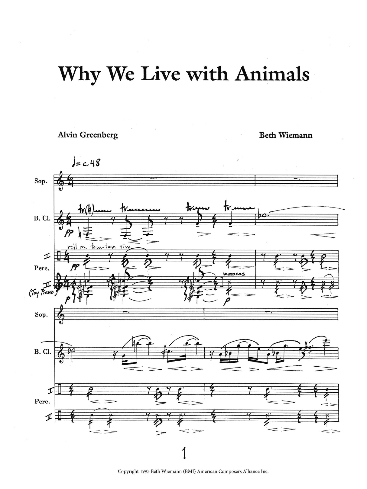Wiemann: Why We Live with Animals