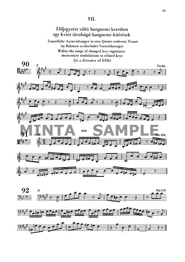 Solfege Collection: Bach Examples - Volume 1