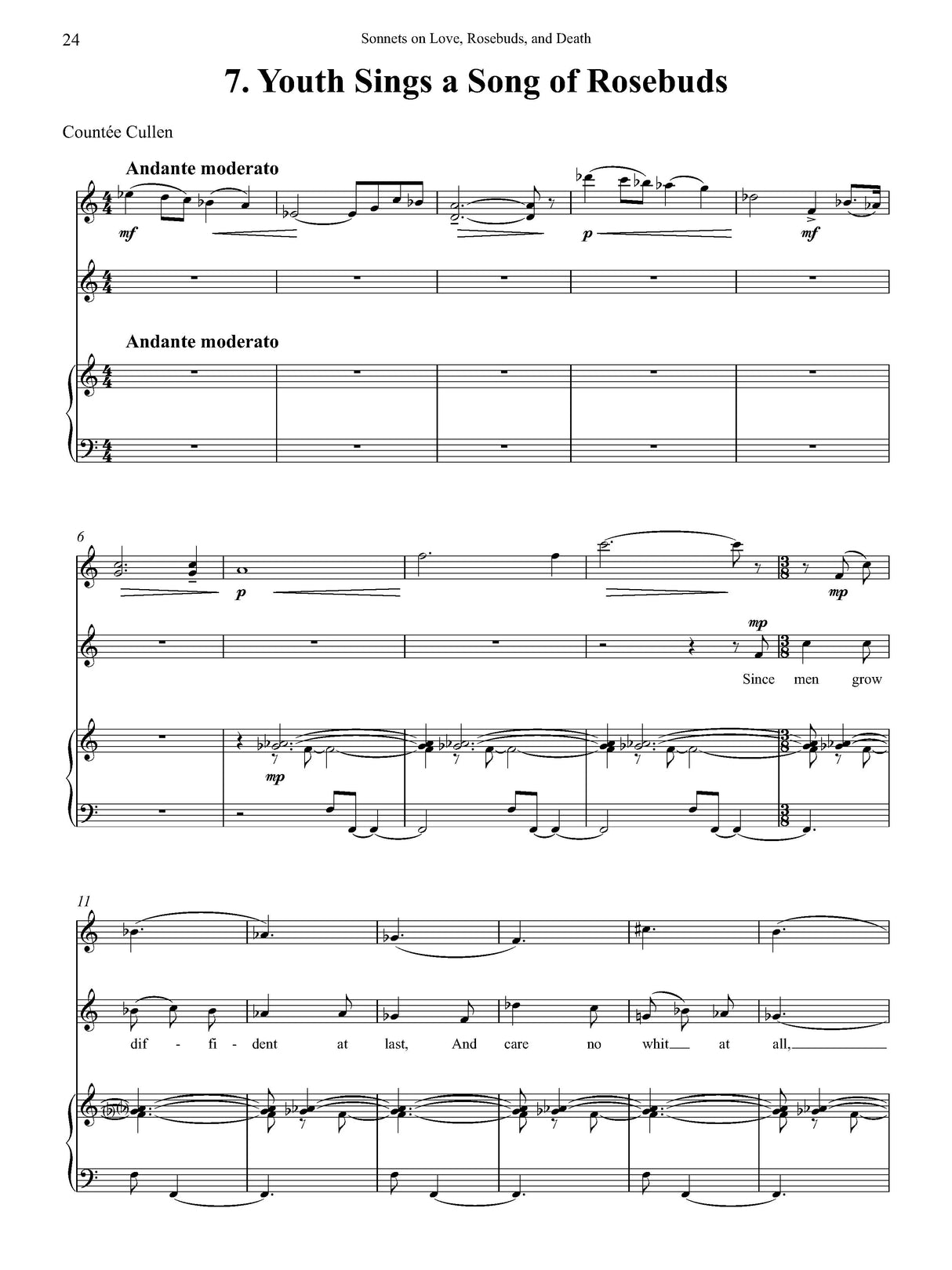 Moore: Sonnets On Love, Rosebuds and Death