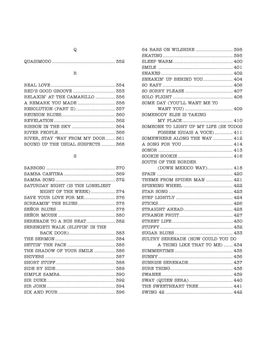 The Real Book – Volume 4