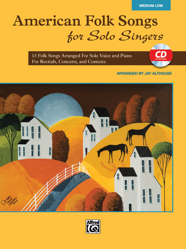 American Folk Songs for Solo Singers: 13 Folk Songs