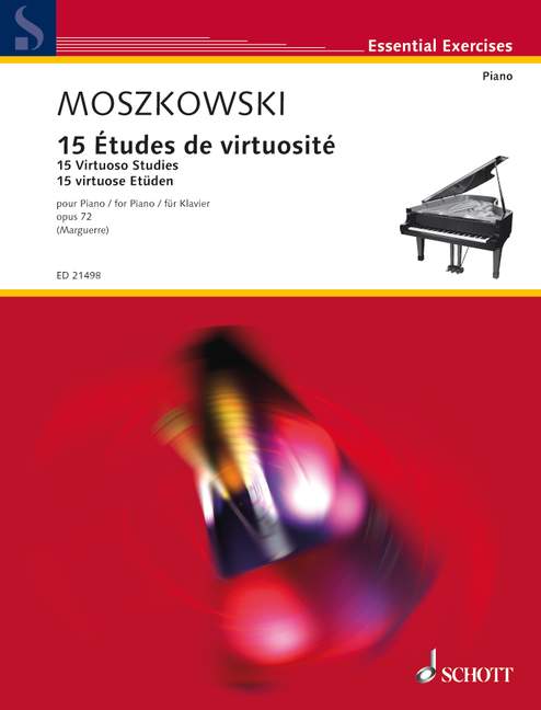 Moszkowski: 15 Virtuosic Etudes, Op. 72