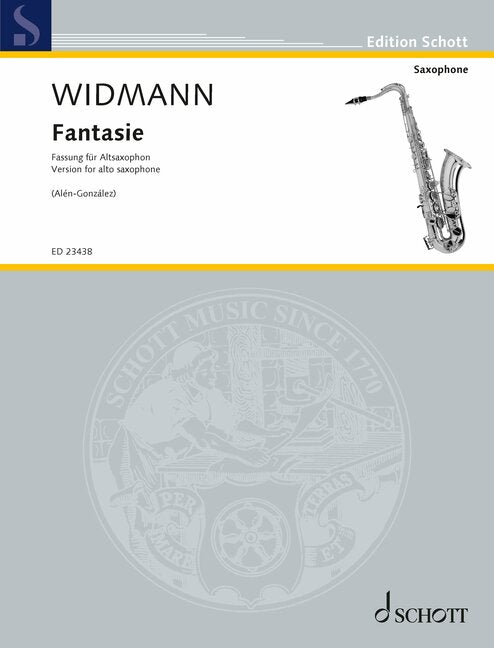 Widmann: Fantasie (Version for Alto Sax)