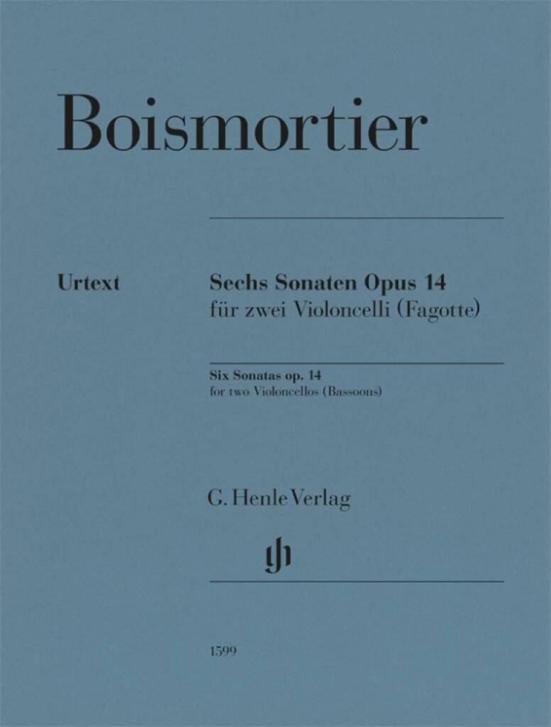 Boismortier: 6 Sonatas for 2 Cellos, Op. 14