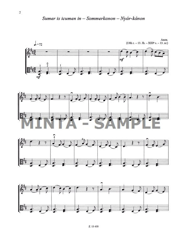 Duets for Violin and Viola