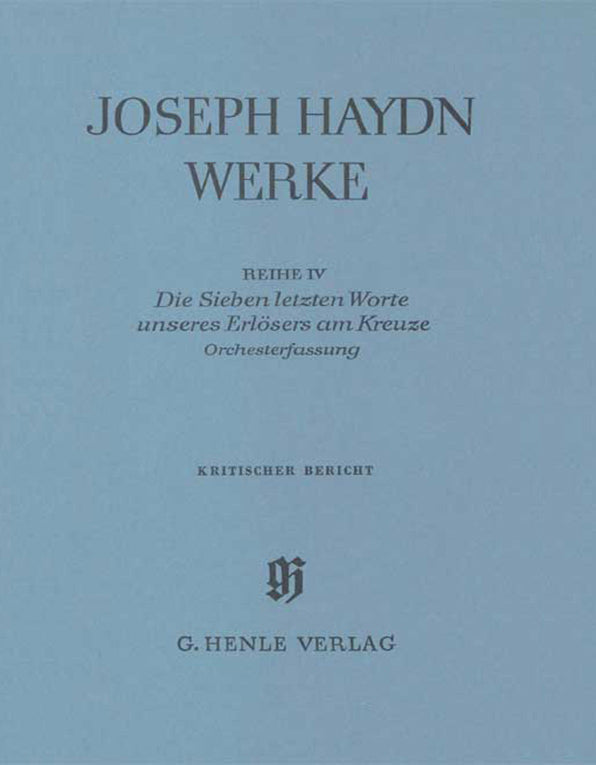 Haydn: The Seven Last Words of Christ, Hob. XX:1A