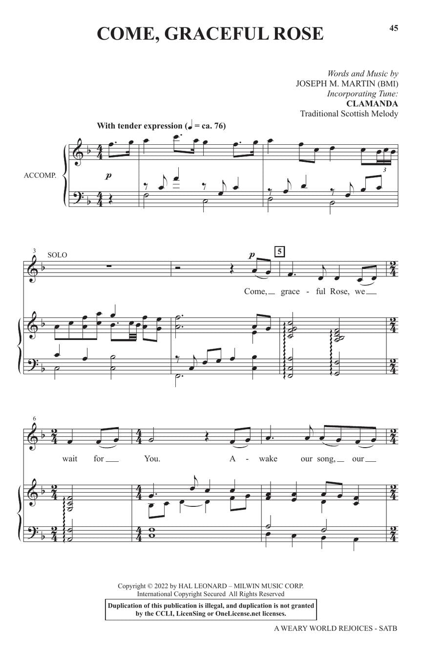Martin: A Weary World Rejoices
