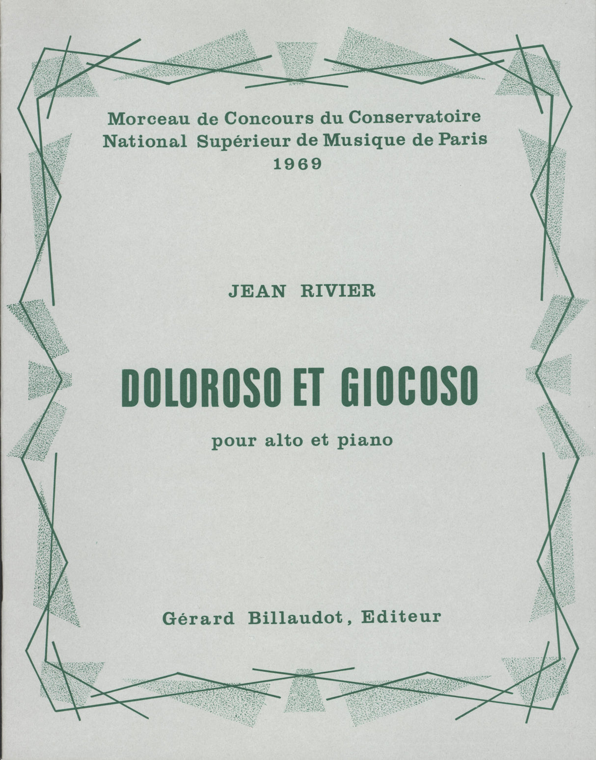 Rivier: Doloroso et Giocoso
