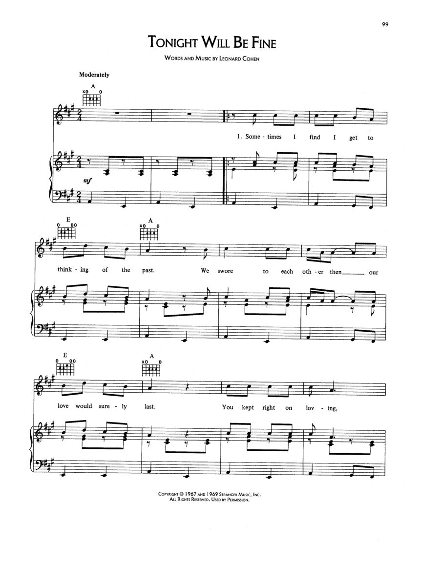 Leonard Cohen Anthology