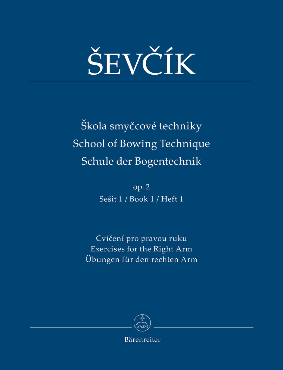 Ševčík: School of Bowing Technique, Op. 2 - Book 1