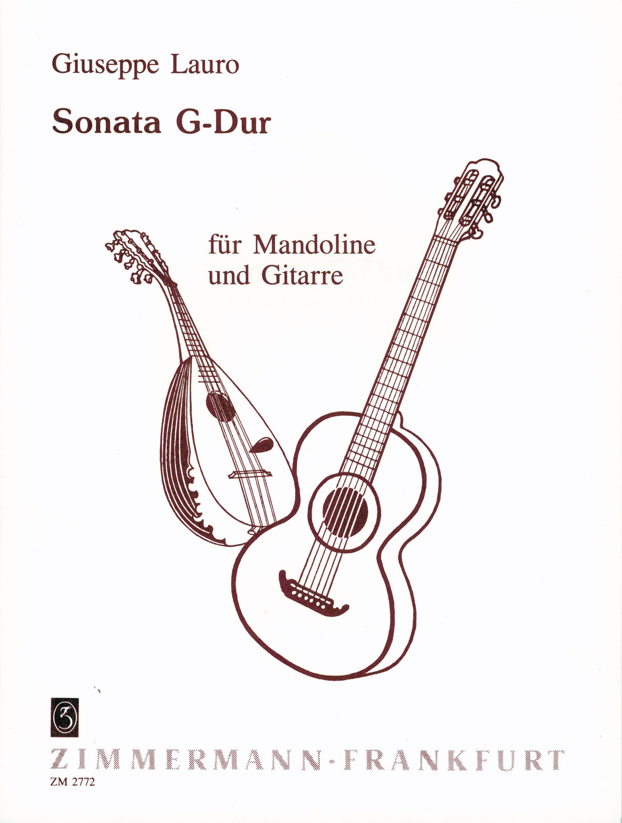 Lauro: Sonata in G Major for Mandolin and Guitar